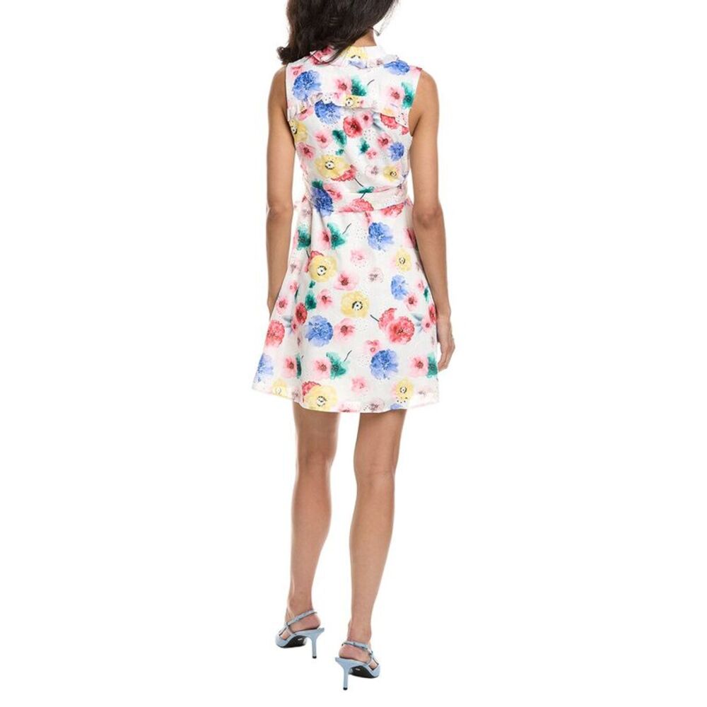 Tahari Asl Womens Petite Midi Dress, White - Picture 2 of 3